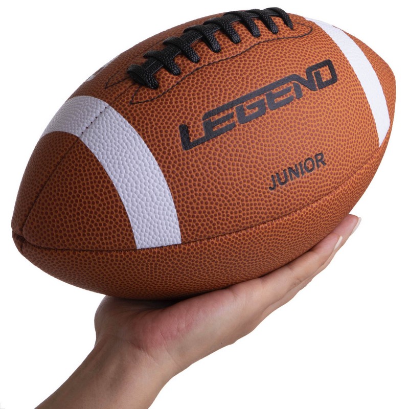 М'яч для американського футболу дитячий PeeWee LEGEND FB-3287 №6 коричневий