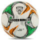 М'яч футбольний професійний SOCCERMAX FB-4069 №5 PU білий-зелений