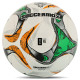 М'яч футбольний професійний SOCCERMAX FB-4069 №5 PU білий-зелений