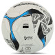 М'яч футбольний професійний SOCCERMAX FB-4210 №5 PU білий-синій