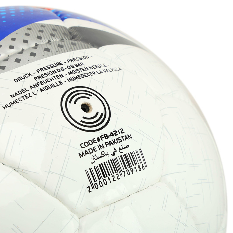М'яч футбольний SOCCERMAX FB-4212 №5 PU білий-синій