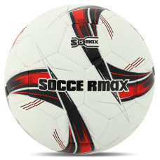 М'яч футбольний HYBRID SOCCERMAX FB-4366 №5 PU білий-червоний
