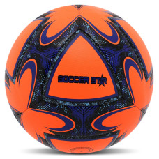 М'яч футбольний HYBRID SOCCER STAR FB-4461 №5 PU помаранчевий-синій