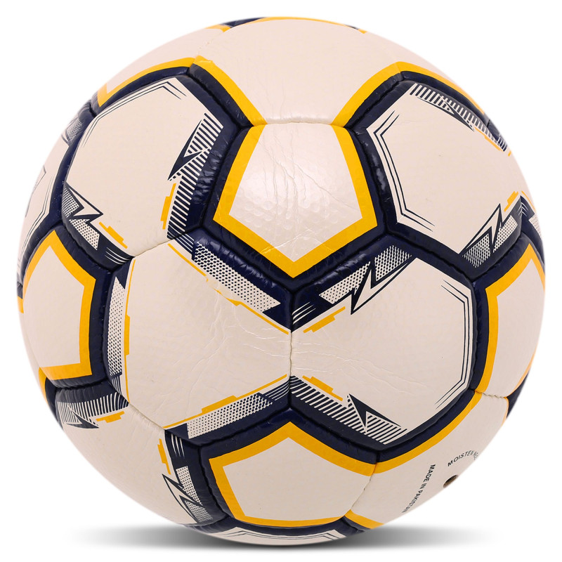 М'яч футбольний SOCCER STAR GOLF GRAIN FB-4516 №5 PU білий-синій-жовтий