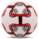 М'яч футбольний гібридна зшивка HYBRID SOCCER STAR FB-4523 №5 PU білий-червоний