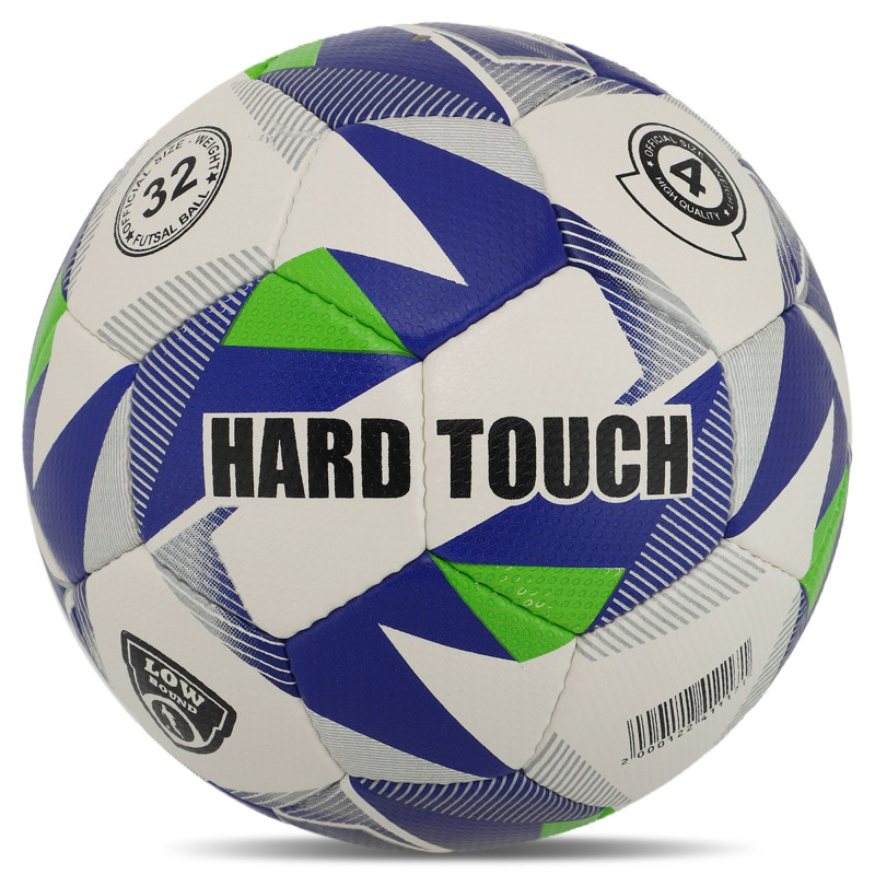 М'яч футзальний PU HYDRO TECHNOLOGY HARD TOUCH FB-5039 №4 PU білий-фіолетовий