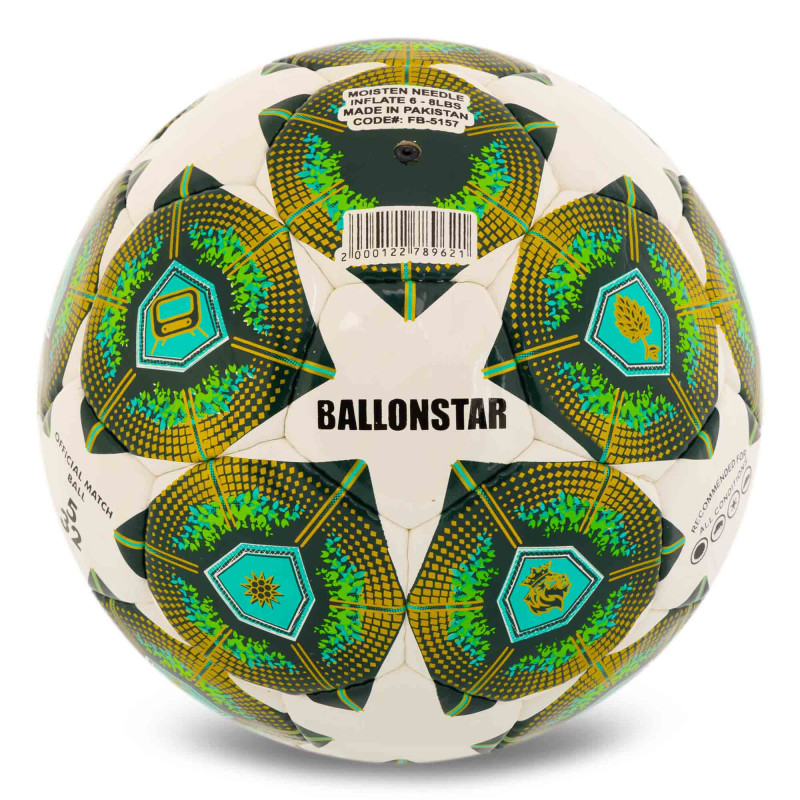 М'яч футбольний PREMIER BALLONSTAR FB-5157 №5 PU кольори в асортименті