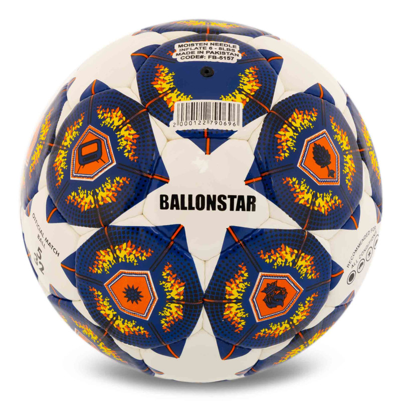 М'яч футбольний PREMIER BALLONSTAR FB-5157 №5 PU кольори в асортименті