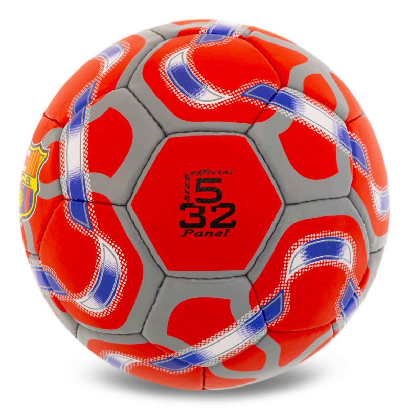 М'яч футбольний BALLONSTAR BARCELONA FB-5193 №5 PU бордовий