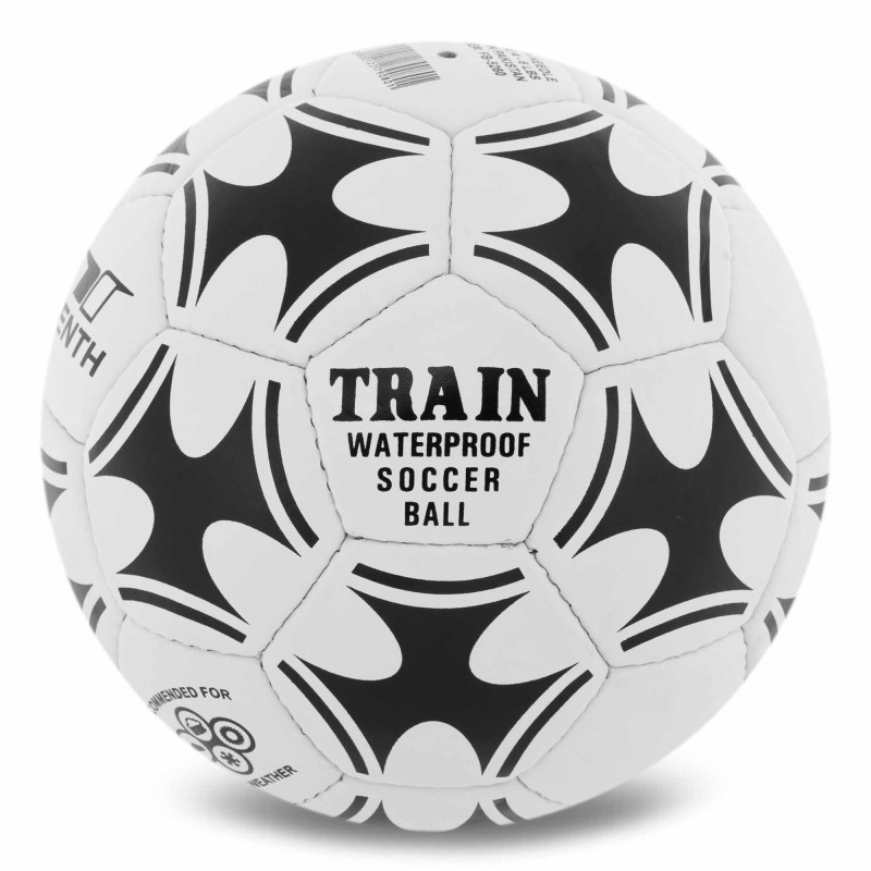 М'яч футбольний TRAIN BALLONSTAR FB-5260 №5 PU білий-чорний
