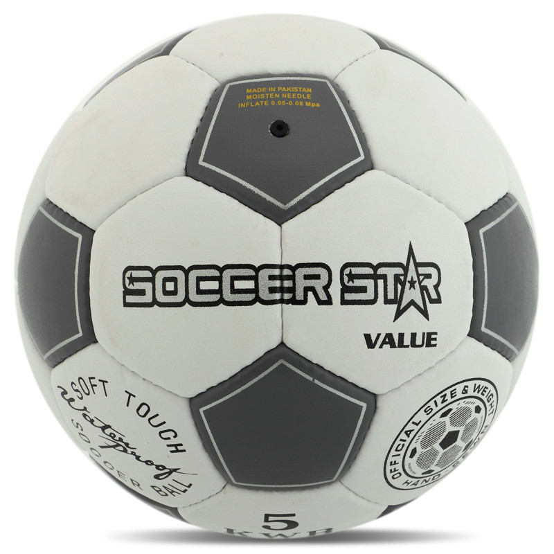 М'яч футбольний SOCCER STAR SOFT TOUCH VALUE FB-6033 №5 кольори в асортименті