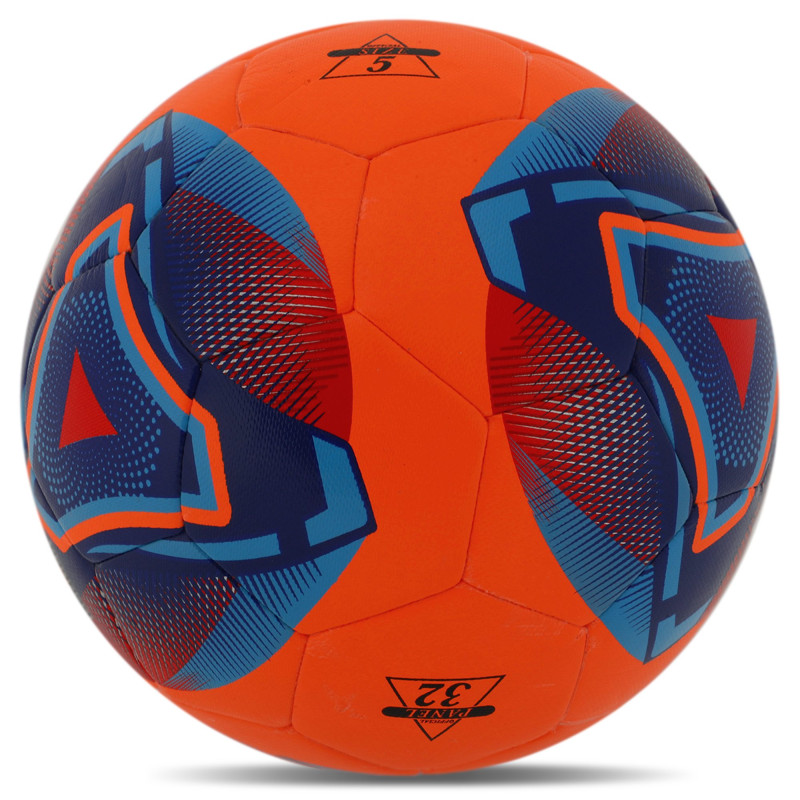 М'яч футбольний HIBRED SOCCER STAR RENDER FB-6036 №5 PU помаранчевий