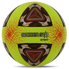 М'яч футбольний HIBRED SOCCER STAR FB-6037 №5 PU жовтий