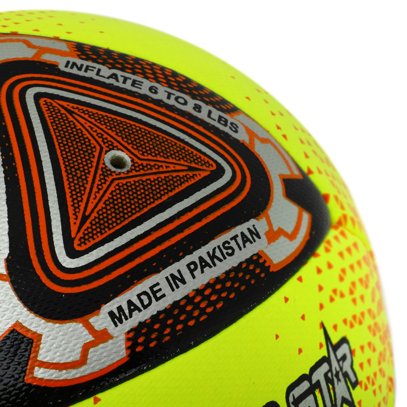 М'яч футбольний HIBRED SOCCER STAR FB-6037 №5 PU жовтий