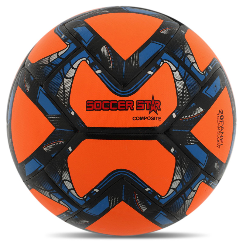 М'яч футбольний HIBRED SOCCER STAR FB-6039 №5 PU кольори в асортименті