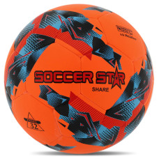 М'яч футбольний HYBRID TECNOLOGY SHINE SOCCER STAR SHARE FB-6046 №5 PU