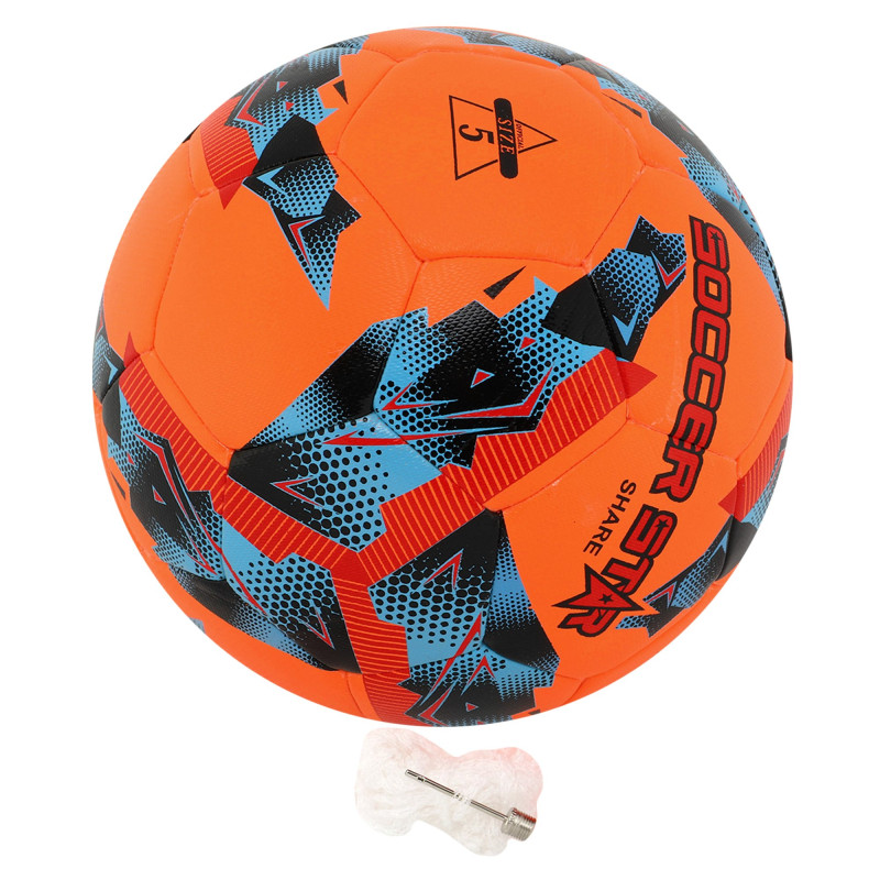 М'яч футбольний HYBRID TECNOLOGY SHINE SOCCER STAR SHARE FB-6046 №5 PU
