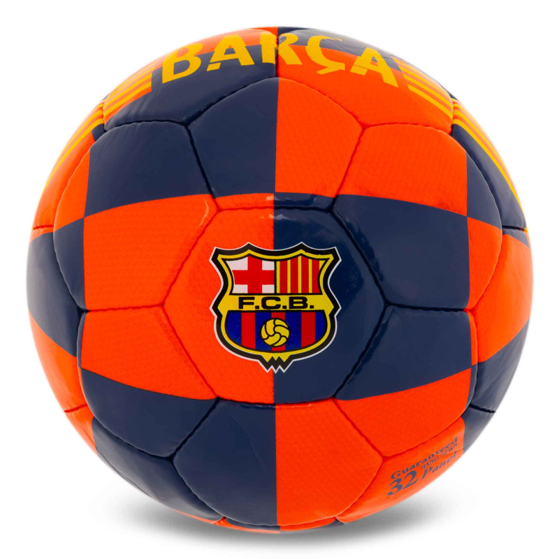 М'яч футбольний BALLONSTAR BARCELONA CRYSTAL FB-6742 №5 PU червоний-чорний