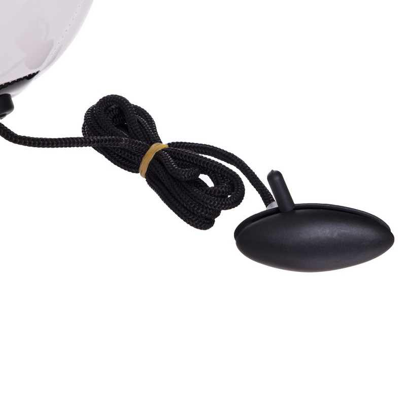 М'яч футбольний тренажер на мотузці для тренування техніки SP-Sport OFFICIAL FB-6883-3 №3 чорний-білий