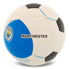 М'яч футбольний HYBRID BALLONSTAR MANCHESTER CITY FB-7944 №5 PU білий-блакитний