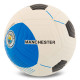 М'яч футбольний HYBRID BALLONSTAR MANCHESTER CITY FB-7944 №5 PU білий-блакитний