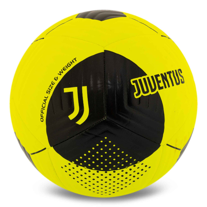 М'яч футбольний HYBRID BALLONSTAR JUVENTUS FB-7945 №5 PU жовтий-чорний