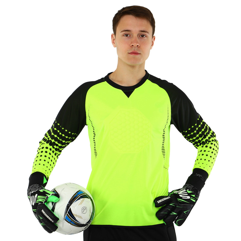 Рукавиці воротарські професійні із захистом пальців SOCCERMAX FB-8244 розмір 7-11 кольори в асортименті
