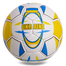 М'яч футбольний BALLONSTAR UKRAINE FB-848 №5 PU білий-жовтий-блакитний
