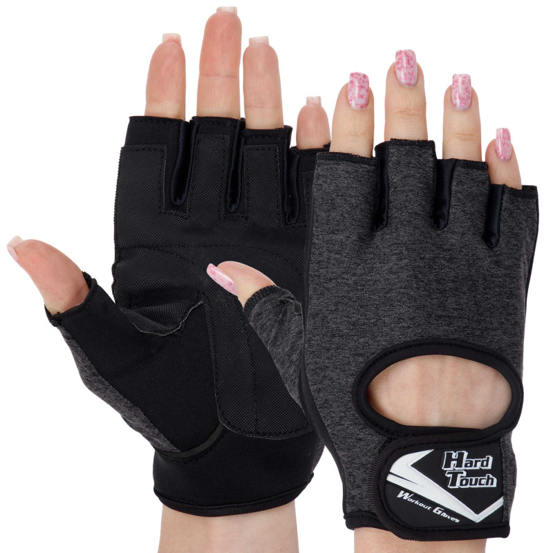 Рукавиці для фітнесу та тренувань HARD TOUCH FG-003 XS-XL кольори в асортименті
