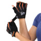 Рукавиці для фітнесу та тренувань HARD TOUCH FG-005 S-XL чорний-помаранчевий