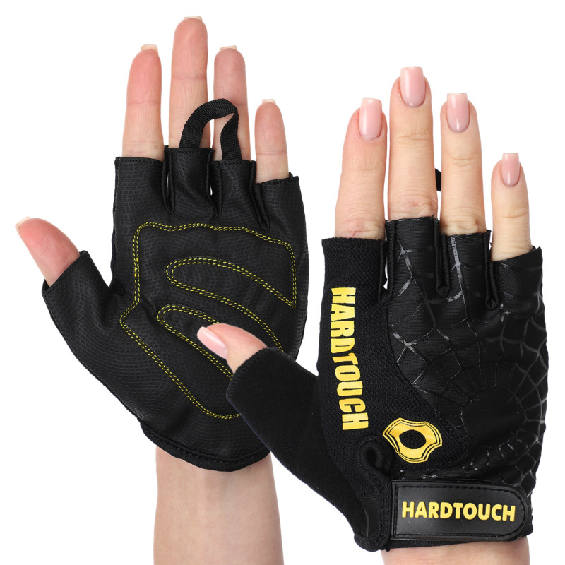 Рукавиці для фітнесу та тренувань HARD TOUCH FG-9499 S-XL кольори в асортименті
