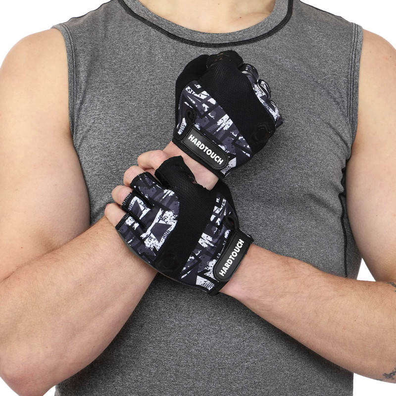 Рукавиці для фітнесу та тренувань HARD TOUCH FG-9523 S-XL кольори в асортименті