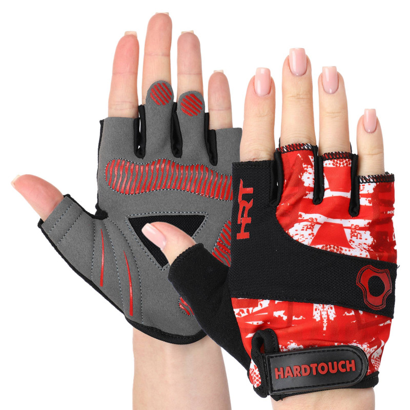 Рукавиці для фітнесу та тренувань HARD TOUCH FG-9523 S-XL кольори в асортименті