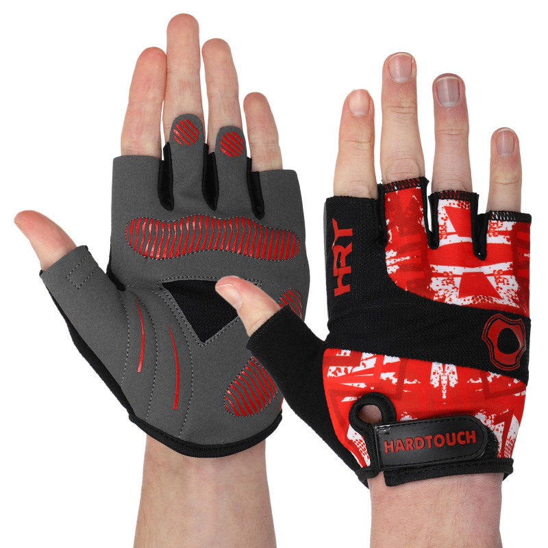 Рукавиці для фітнесу та тренувань HARD TOUCH FG-9523 S-XL кольори в асортименті