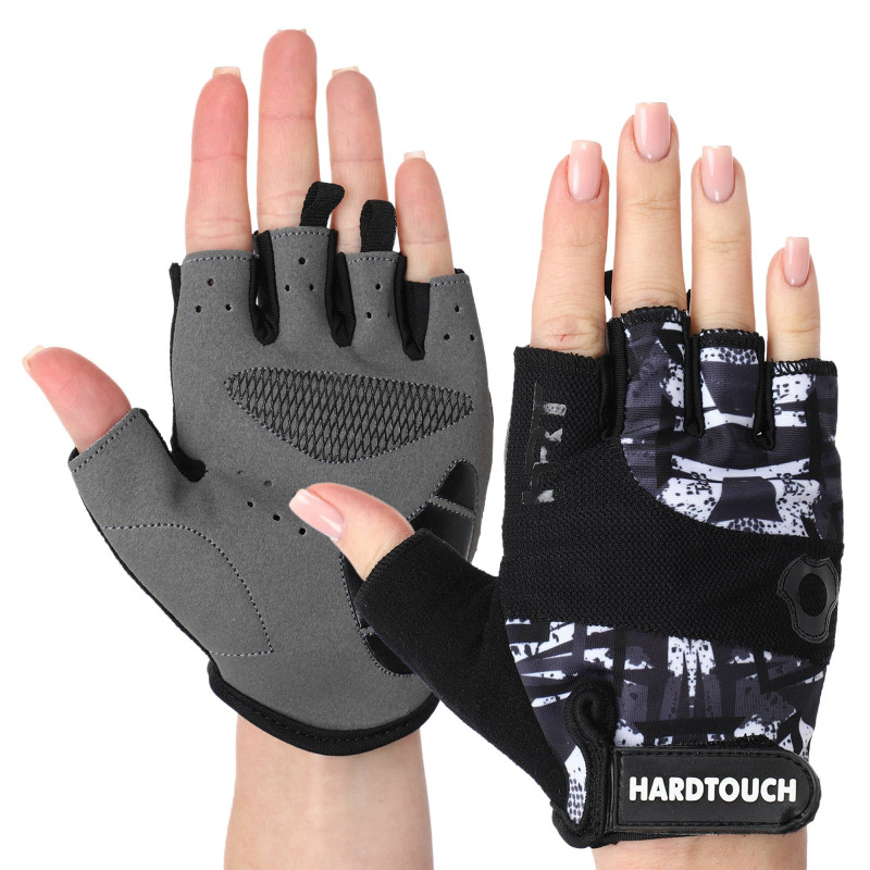 Рукавиці для фітнесу та тренувань HARD TOUCH FG-9523 S-XL кольори в асортименті