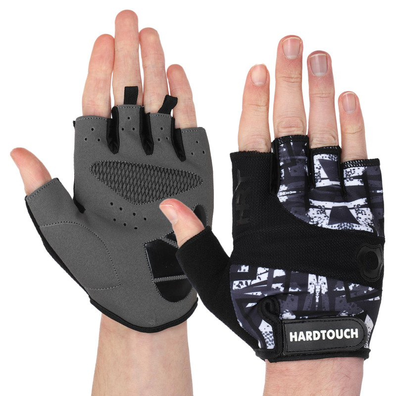 Рукавиці для фітнесу та тренувань HARD TOUCH FG-9523 S-XL кольори в асортименті