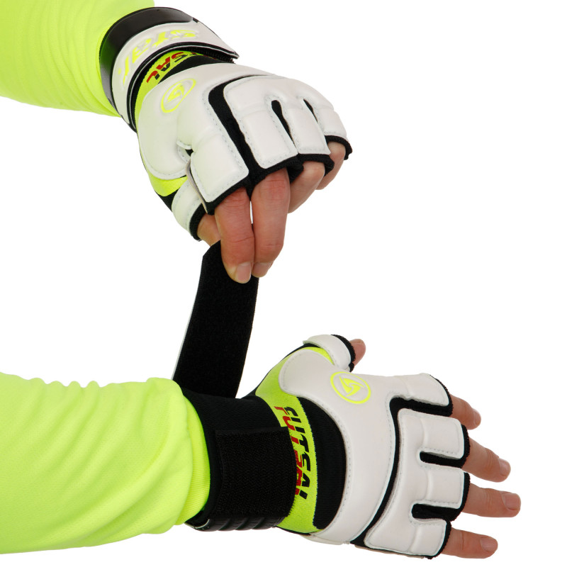 Рукавиці воротарські футзальні STAR GOLEIRO FG100 розмір S-L білий-чорний