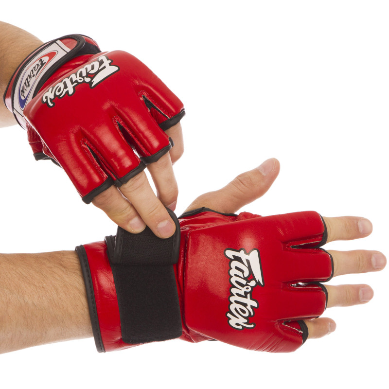 Рукавиці для змішаних єдиноборств MMA FAIRTEX FGV12 M-XL кольори в асортименті