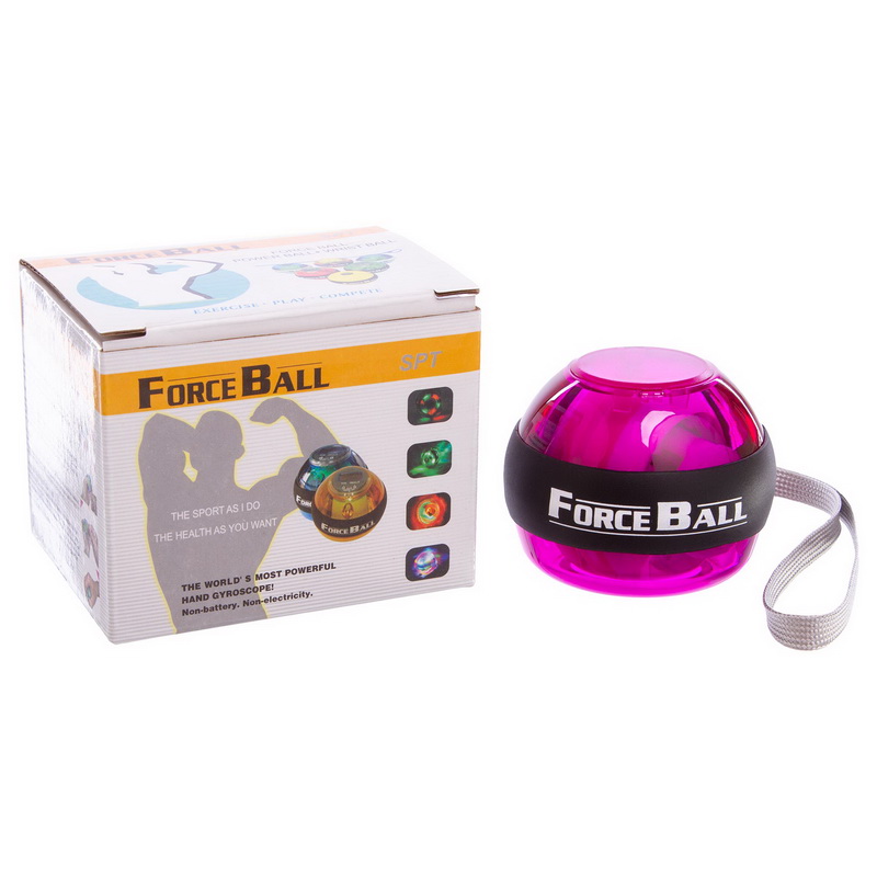 Еспандер гіроскопічний Power Ball тренажер для кистей рук SP-Sport Forse Ball FI-0037 ø7 см кольори в асортименті