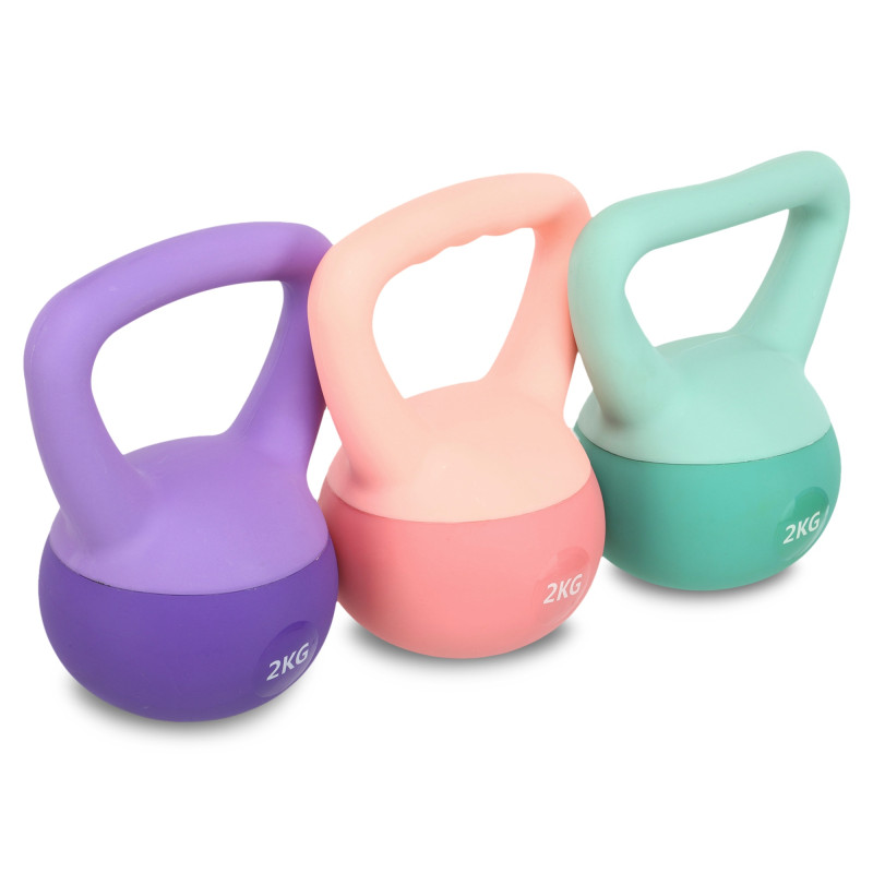 Гиря м'яка SP-Sport SOFT KETTLEBELL FI-0122-2 вага 2кг кольори в асортименті