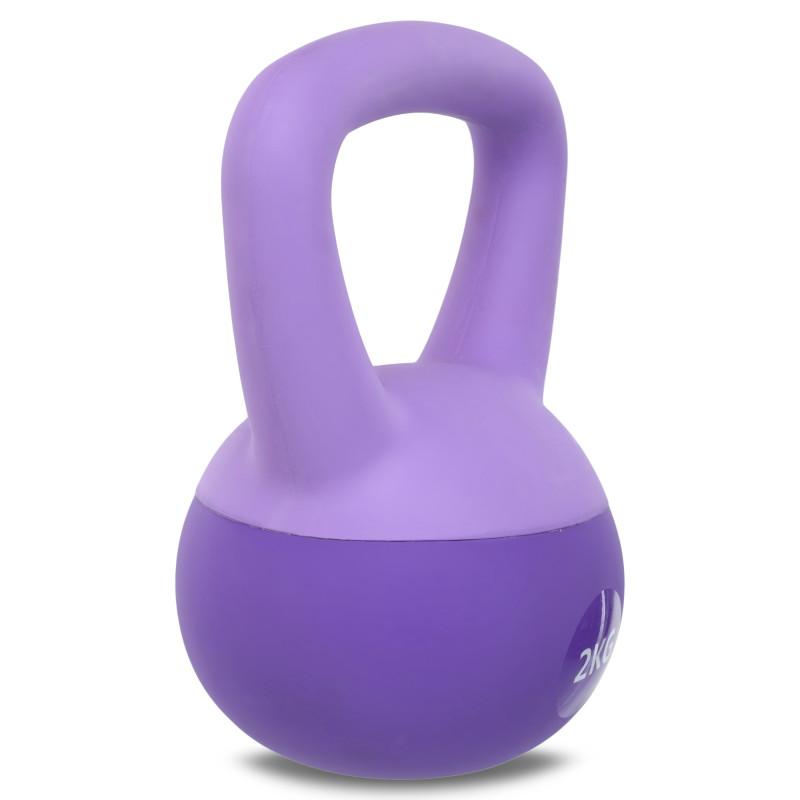 Гиря м'яка SP-Sport SOFT KETTLEBELL FI-0122-2 вага 2кг кольори в асортименті