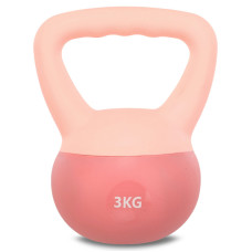 Гиря м'яка SP-Sport SOFT KETTLEBELL FI-0122-3 вага 3кг кольори в асортименті