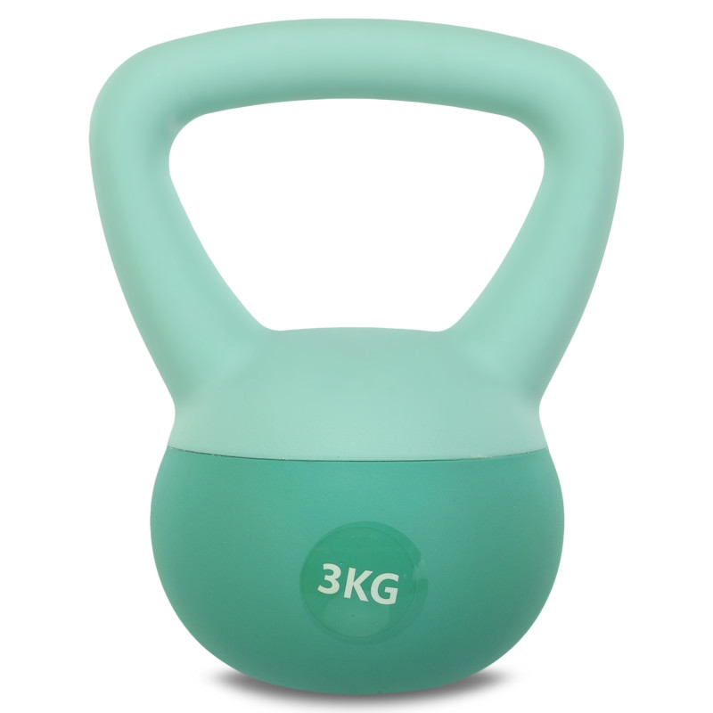Гиря м'яка SP-Sport SOFT KETTLEBELL FI-0122-3 вага 3кг кольори в асортименті