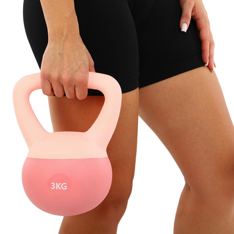 Гиря м'яка SP-Sport SOFT KETTLEBELL FI-0122-3 вага 3кг кольори в асортименті