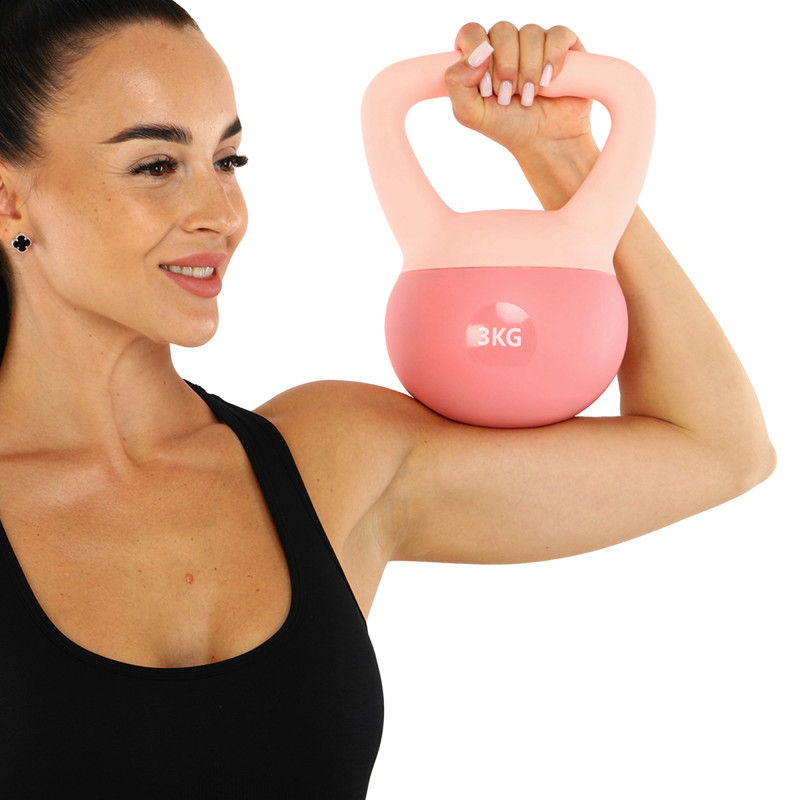 Гиря м'яка SP-Sport SOFT KETTLEBELL FI-0122-3 вага 3кг кольори в асортименті