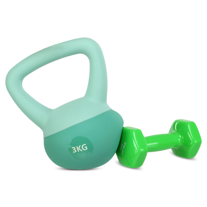 Гиря м'яка SP-Sport SOFT KETTLEBELL FI-0122-3 вага 3кг кольори в асортименті