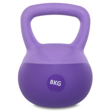 Гиря м'яка SP-Sport SOFT KETTLEBELL FI-0122-8 вага 8кг кольори в асортименті