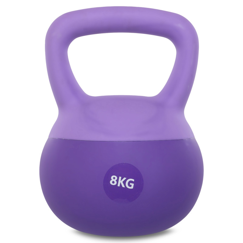 Гиря м'яка SP-Sport SOFT KETTLEBELL FI-0122-8 вага 8кг кольори в асортименті