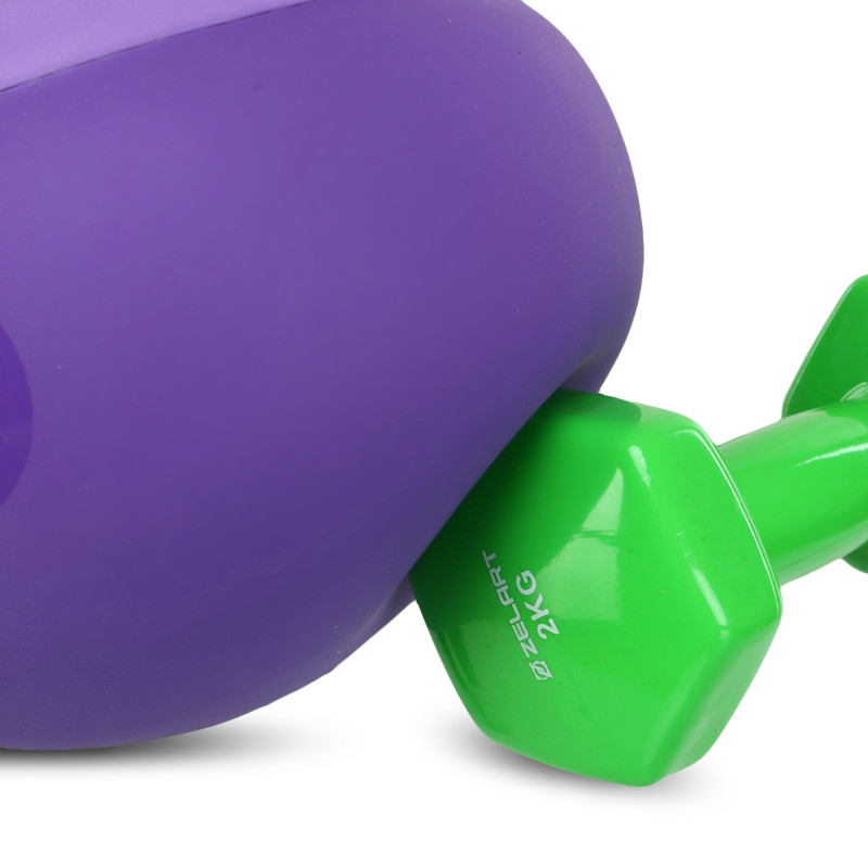 Гиря м'яка SP-Sport SOFT KETTLEBELL FI-0122-8 вага 8кг кольори в асортименті