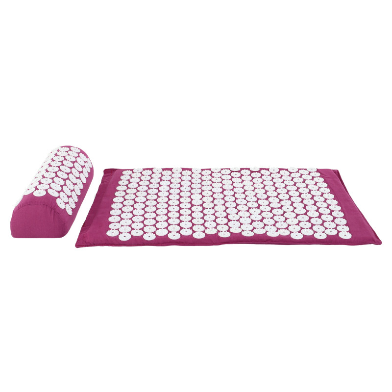 Набір масажний акупунктурний Аплікатор Кузнєцова 2в1 килимок та валик Acupressure mat SP-Sport FI-0134